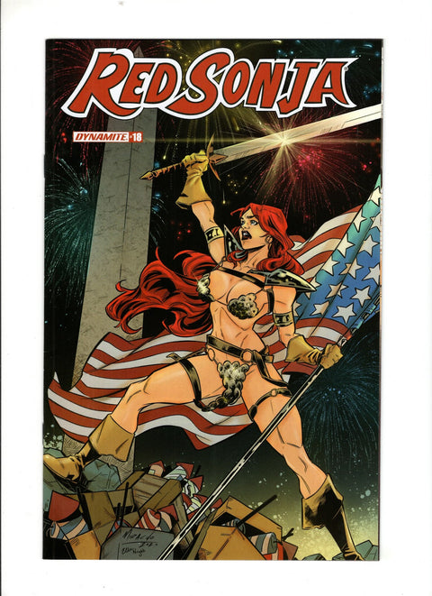 Red Sonja, Vol. 5 (Dynamite Entertainment) #18 (Cvr K) (2020) 1:7 Miracolo America Together Incentive  K 1:7 Miracolo America Together Incentive  Buy & Sell Comics Online Comic Shop Toronto Canada