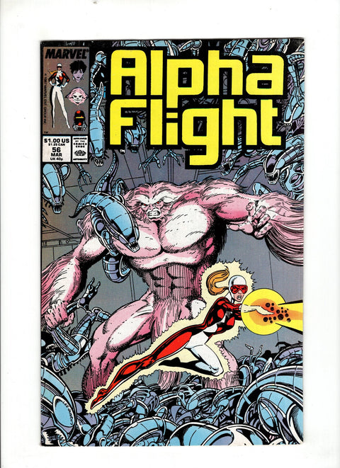 Alpha Flight, Vol. 1 #56 (1987) Jim Lee   Jim Lee  Buy & Sell Comics Online Comic Shop Toronto Canada