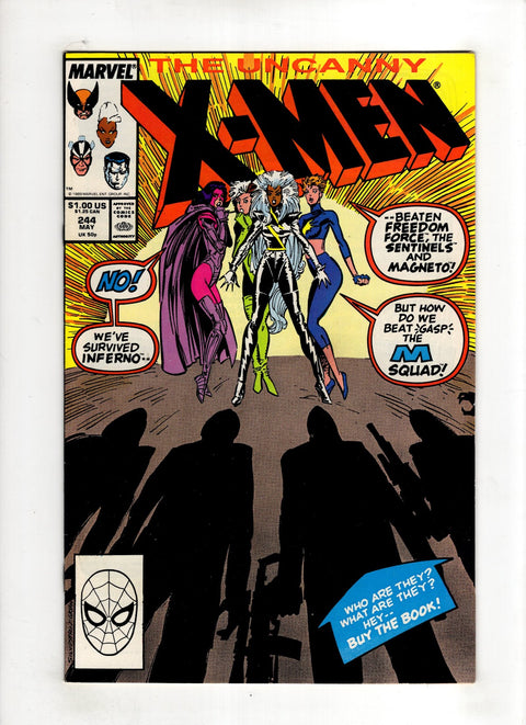 Uncanny X-Men, Vol. 1 #244 (1989)     Buy & Sell Comics Online Comic Shop Toronto Canada