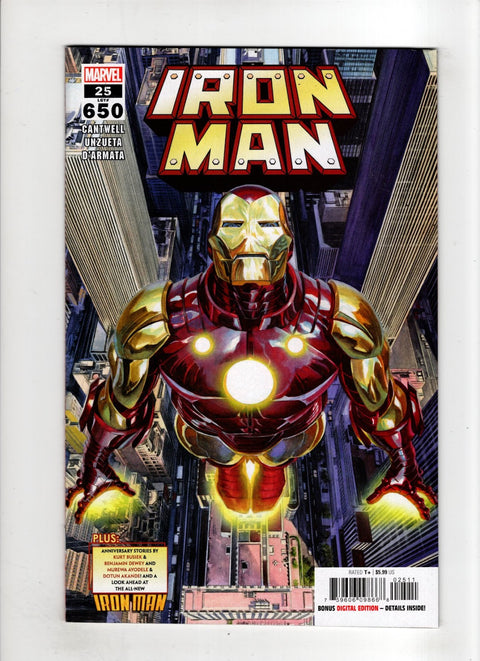 Iron Man, Vol. 6 #25 (Cvr A) (2022) Alex Ross A Alex Ross  Buy & Sell Comics Online Comic Shop Toronto Canada