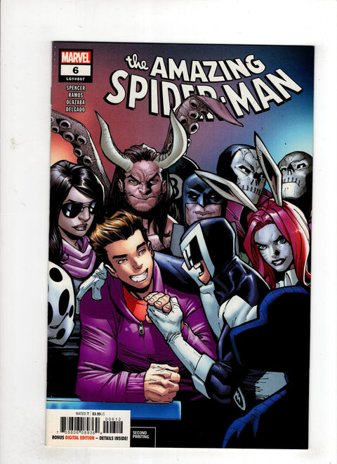 The Amazing Spider-Man, Vol. 5 #6 (Cvr H) (2018) 2nd Printing Humberto Ramos  H 2nd Printing Humberto Ramos  Buy & Sell Comics Online Comic Shop Toronto Canada