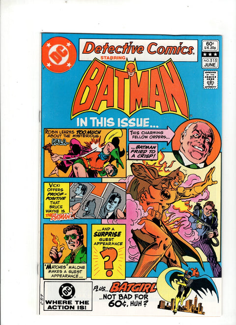 Detective Comics, Vol. 1 #515 (1982)      Buy & Sell Comics Online Comic Shop Toronto Canada