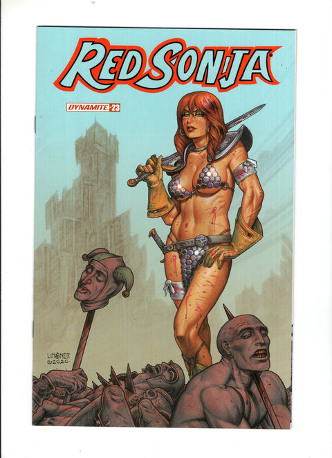 Red Sonja, Vol. 5 (Dynamite Entertainment) #23 (Cvr B) (2021) Joseph Michael Linsner  B Joseph Michael Linsner  Buy & Sell Comics Online Comic Shop Toronto Canada