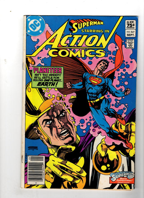 Action Comics, Vol. 1 #547 (1983) Canadian Price Variant   Canadian Price Variant  Buy & Sell Comics Online Comic Shop Toronto Canada