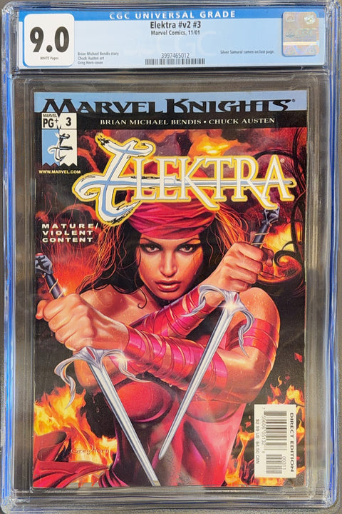 Elektra, Vol. 2 #3 (CGC 9.0) (2001)     Buy & Sell Comics Online Comic Shop Toronto Canada