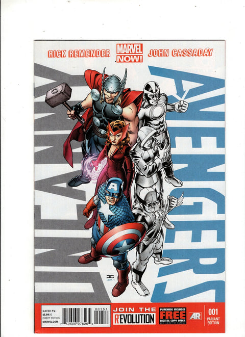 Uncanny Avengers, Vol. 1 #1 (Cvr E) (2012) John Cassaday Team Avengers Variant  E John Cassaday Team Avengers Variant  Buy & Sell Comics Online Comic Shop Toronto Canada