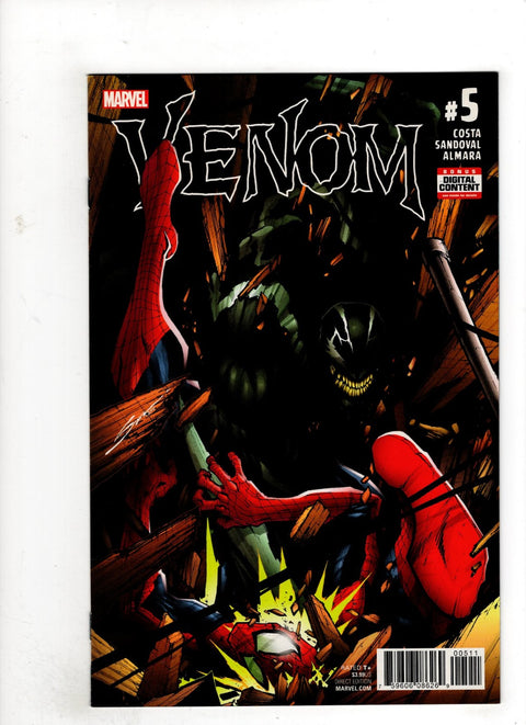 Venom, Vol. 3 #5 (2017) Gerardo Sandoval   Gerardo Sandoval  Buy & Sell Comics Online Comic Shop Toronto Canada