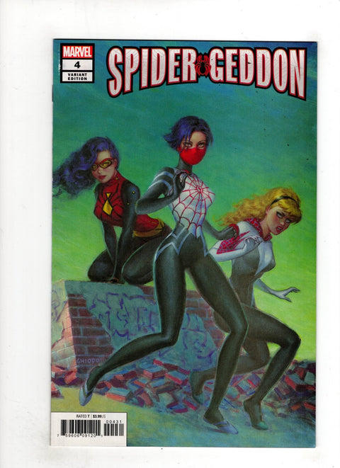 Spider-Geddon #4 (Cvr C) (2018) 1:50 Incentive Joe Chiodo Variant C 1:50 Incentive Joe Chiodo Variant  Buy & Sell Comics Online Comic Shop Toronto Canada