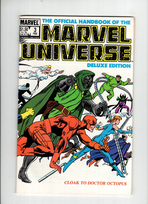 Official Handbook of the Marvel Universe: Deluxe Edition (Vol. 2) #3 (1985)      Buy & Sell Comics Online Comic Shop Toronto Canada