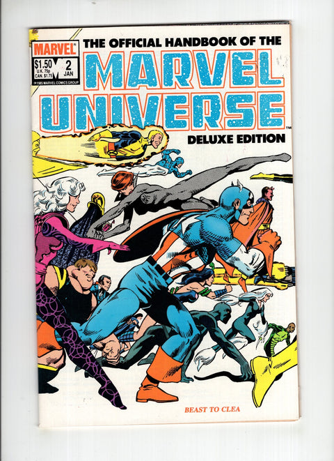 Official Handbook of the Marvel Universe: Deluxe Edition (Vol. 2) #2 (1985)      Buy & Sell Comics Online Comic Shop Toronto Canada