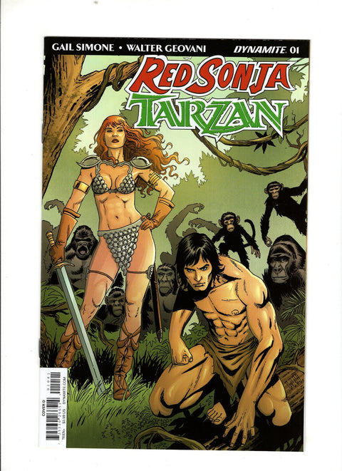 Red Sonja / Tarzan #1 (Cvr D) (2018) Walter Geovani  D Walter Geovani  Buy & Sell Comics Online Comic Shop Toronto Canada