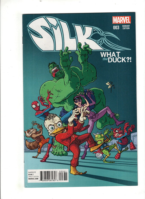 Silk, Vol. 1 #3 (Cvr C) (2015) Nick Pitarra What the Duck?! Variant  C Nick Pitarra What the Duck?! Variant  Buy & Sell Comics Online Comic Shop Toronto Canada