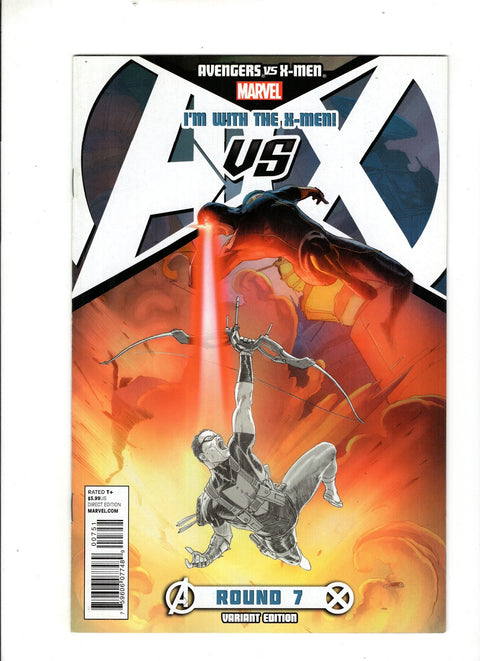 Avengers vs. X-Men #7 (Cvr E) (2012) Esad Ribic I'm With the X-Men Variant  E Esad Ribic I'm With the X-Men Variant  Buy & Sell Comics Online Comic Shop Toronto Canada