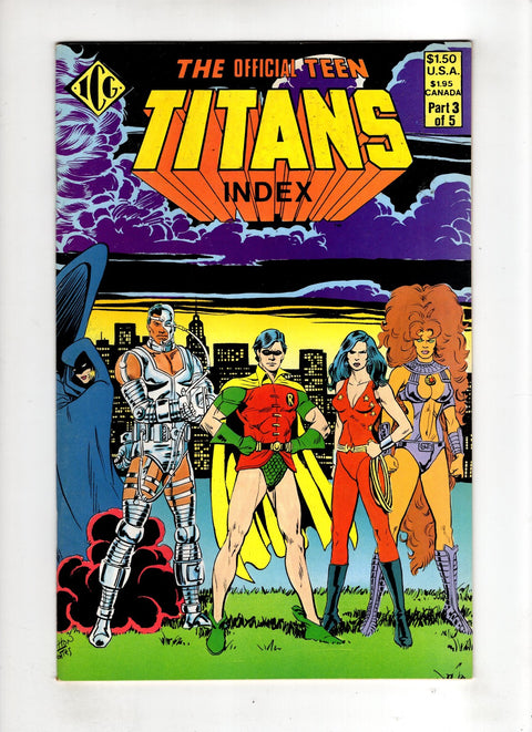 Official Teen Titans Index #3 (1985)     Buy & Sell Comics Online Comic Shop Toronto Canada