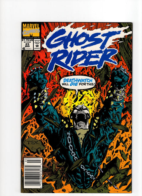 Ghost Rider, Vol. 2 #23 (1992) Newsstand Edition   Newsstand Edition  Buy & Sell Comics Online Comic Shop Toronto Canada