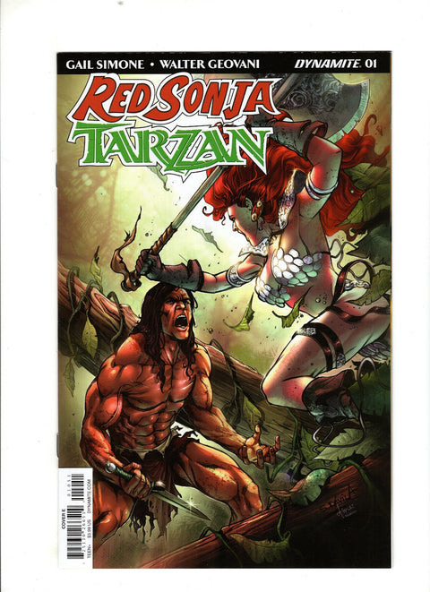 Red Sonja / Tarzan #1 (Cvr E) (2018) Sergio Davila Subscription  E Sergio Davila Subscription  Buy & Sell Comics Online Comic Shop Toronto Canada