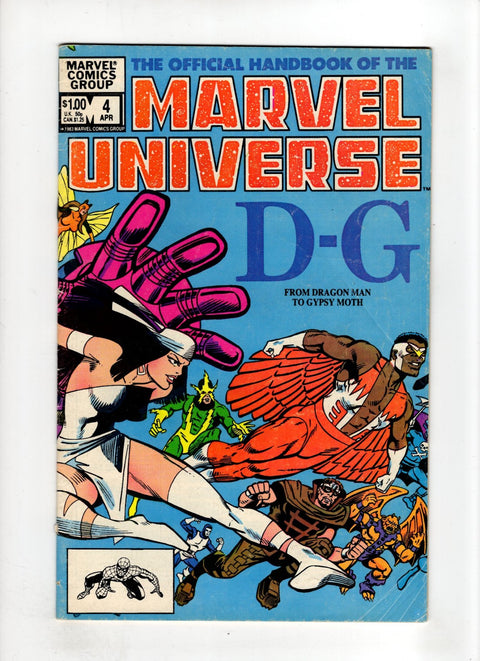 Official Handbook of the Marvel Universe, Vol. 1 #4 (Cvr A) (1983)  A   Buy & Sell Comics Online Comic Shop Toronto Canada