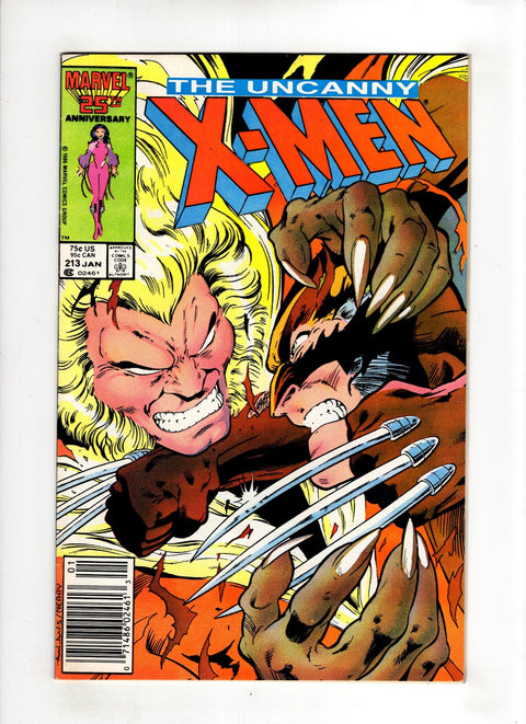 Uncanny X-Men, Vol. 1 #213 (1987) Newsstand Edition  Newsstand Edition  Buy & Sell Comics Online Comic Shop Toronto Canada