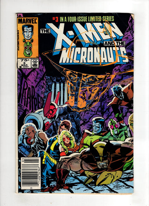 The X-Men and the Micronauts #3 (1983) Canadian Price Variant  Canadian Price Variant  Buy & Sell Comics Online Comic Shop Toronto Canada