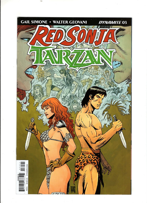 Red Sonja / Tarzan #3 (Cvr B) (2018) Walter Geovani  B Walter Geovani  Buy & Sell Comics Online Comic Shop Toronto Canada