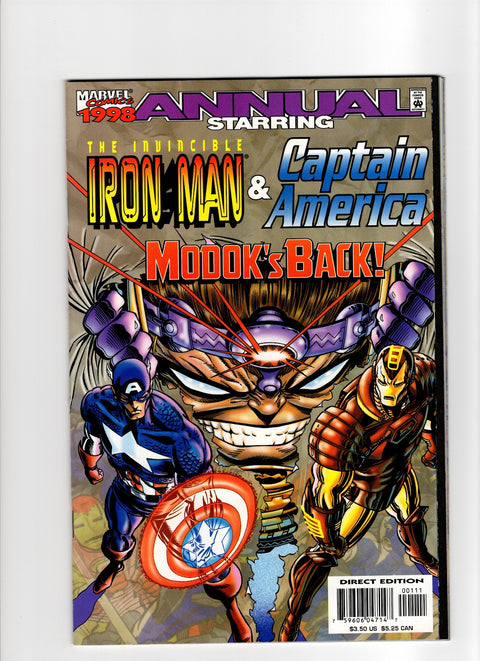 Marvel Annual: Starring The Invincible Iron Man & Captain America #1998 (1998)      Buy & Sell Comics Online Comic Shop Toronto Canada