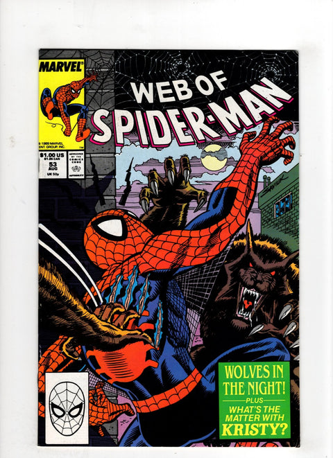 Web of Spider-Man, Vol. 1 #53 (1989)      Buy & Sell Comics Online Comic Shop Toronto Canada