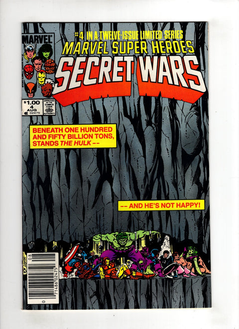 Marvel Super Heroes Secret Wars #4 (1984) Canadian Price Variant  Canadian Price Variant  Buy & Sell Comics Online Comic Shop Toronto Canada