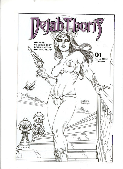 Dejah Thoris, Vol. 3 #1 (Cvr G) (2019) 1:21 Copy Linsner B&W FOC Virgin RIC  G 1:21 Copy Linsner B&W FOC Virgin RIC  Buy & Sell Comics Online Comic Shop Toronto Canada