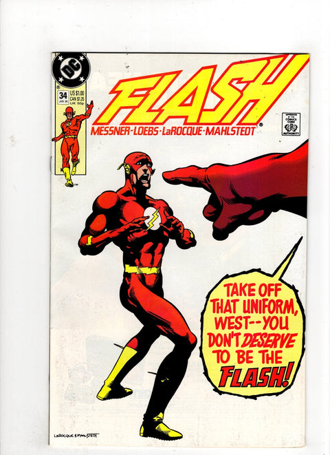 Flash, Vol. 2 #34 (1989)      Buy & Sell Comics Online Comic Shop Toronto Canada