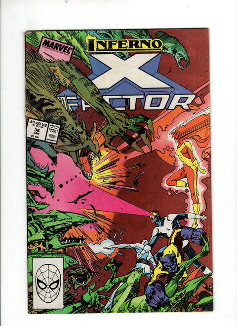 X-Factor, Vol. 1 #36 (1988)      Buy & Sell Comics Online Comic Shop Toronto Canada