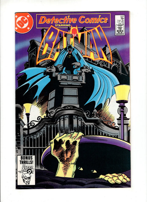 Detective Comics, Vol. 1 #537 (1984)      Buy & Sell Comics Online Comic Shop Toronto Canada