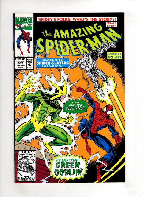 The Amazing Spider-Man, Vol. 1 #369 (1992)     Buy & Sell Comics Online Comic Shop Toronto Canada