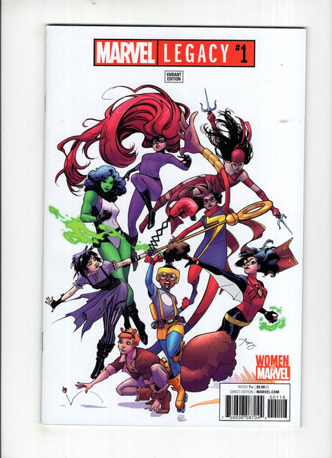 Marvel Legacy #1 (Cvr J) (2017) Incentive Amy Reeder Women Of Marvel Variant  J Incentive Amy Reeder Women Of Marvel Variant  Buy & Sell Comics Online Comic Shop Toronto Canada