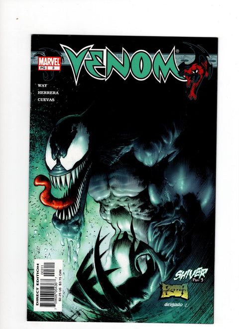 Venom, Vol. 1 #3 (Cvr A) (2003) Sam Kieth  A Sam Kieth  Buy & Sell Comics Online Comic Shop Toronto Canada