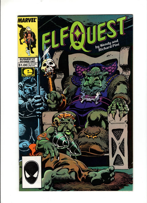 Elfquest (Marvel) #27 (1987) Newsstand   Newsstand  Buy & Sell Comics Online Comic Shop Toronto Canada