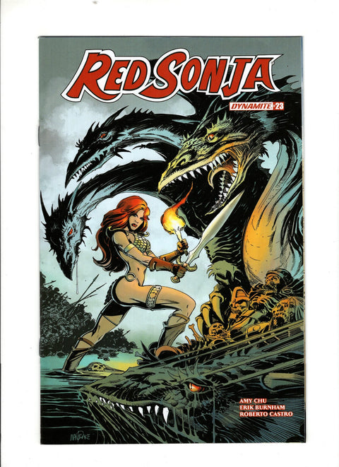 Red Sonja, Vol. 4 (Dynamite Entertainment) #23 (Cvr C) (2018) Tom Mandrake & Sian Mandrake  C Tom Mandrake & Sian Mandrake  Buy & Sell Comics Online Comic Shop Toronto Canada