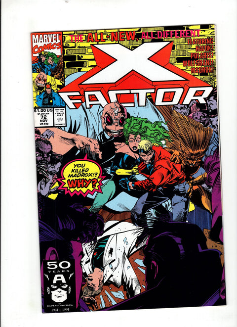 X-Factor, Vol. 1 #72 (1991)      Buy & Sell Comics Online Comic Shop Toronto Canada