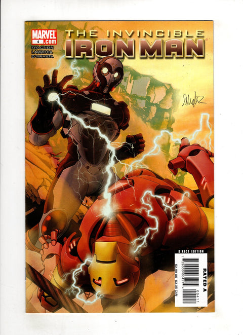 Invincible Iron Man, Vol. 1 #4 (2008) Salvador Larroca  Salvador Larroca  Buy & Sell Comics Online Comic Shop Toronto Canada