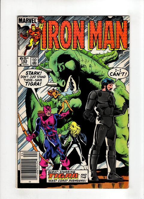 Iron Man, Vol. 1 #193 (Cvr B) (1985) Newsstand Edition B Newsstand Edition  Buy & Sell Comics Online Comic Shop Toronto Canada