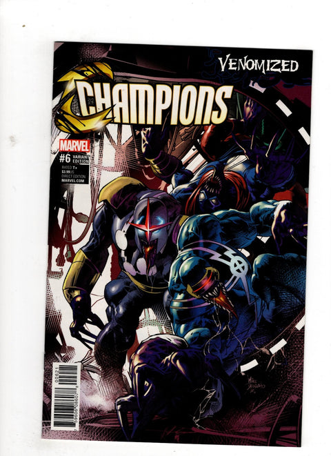 Champions, Vol. 2 (Marvel) #6 (Cvr B) (2017) Mike Deodato Jr Venomized Variant  B Mike Deodato Jr Venomized Variant  Buy & Sell Comics Online Comic Shop Toronto Canada