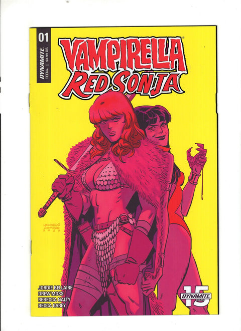 Vampirella / Red Sonja #1 (Cvr D) (2019) Leonardo Romero & Jordie Bellaire  D Leonardo Romero & Jordie Bellaire  Buy & Sell Comics Online Comic Shop Toronto Canada