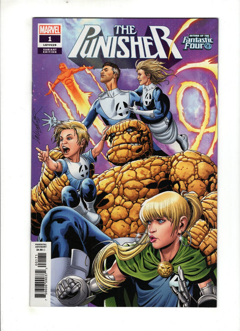 The Punisher, Vol. 12 #1 (Cvr G) (2018) Variant Salvador Larroca Return Of Fantastic Four  G Variant Salvador Larroca Return Of Fantastic Four  Buy & Sell Comics Online Comic Shop Toronto Canada