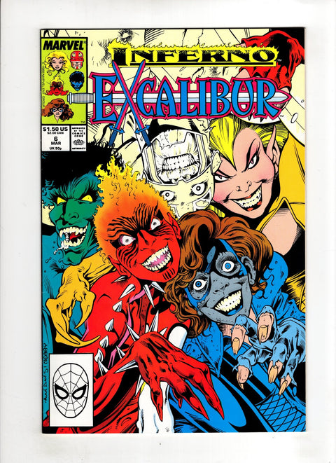 Excalibur, Vol. 1 #6 (1988)     Buy & Sell Comics Online Comic Shop Toronto Canada