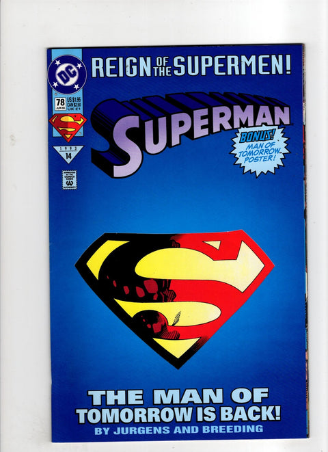 Superman, Vol. 2 #78 (1993) Collector's Edition   Collector's Edition  Buy & Sell Comics Online Comic Shop Toronto Canada