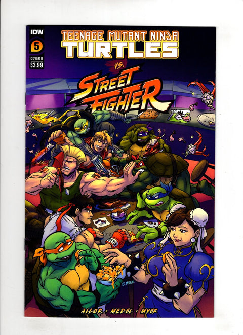 Teenage Mutant Ninja Turtles vs. Street Fighter #5 (Cvr B) (2023) Sarah Myer Variant B Sarah Myer Variant  Buy & Sell Comics Online Comic Shop Toronto Canada