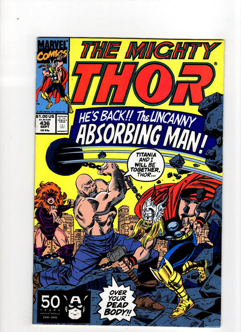 Thor, Vol. 1 #436 (1991)      Buy & Sell Comics Online Comic Shop Toronto Canada