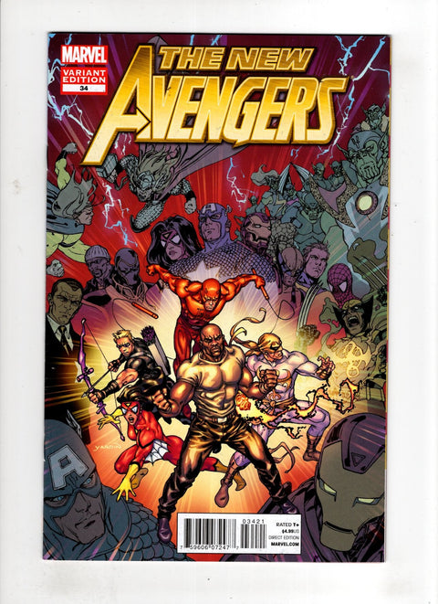 New Avengers, Vol. 2 #34 (Cvr B) (2012) David Yardin End of an Era Variant  B David Yardin End of an Era Variant  Buy & Sell Comics Online Comic Shop Toronto Canada