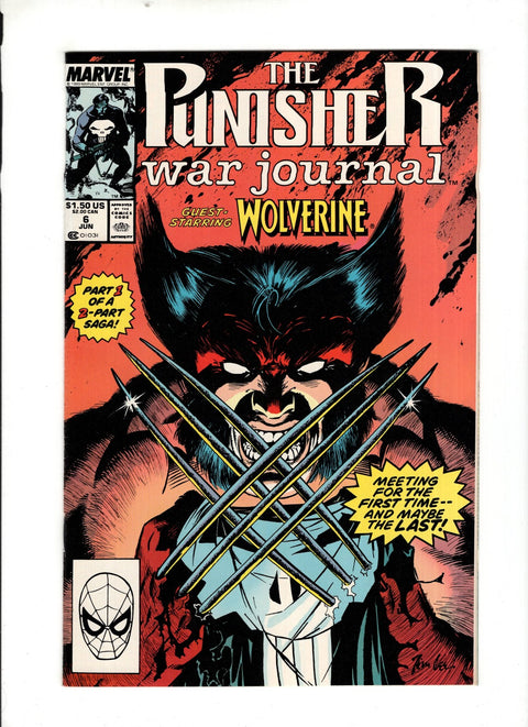 Punisher War Journal, Vol. 1 #6 (1989) Iconic Jim Lee   Iconic Jim Lee  Buy & Sell Comics Online Comic Shop Toronto Canada