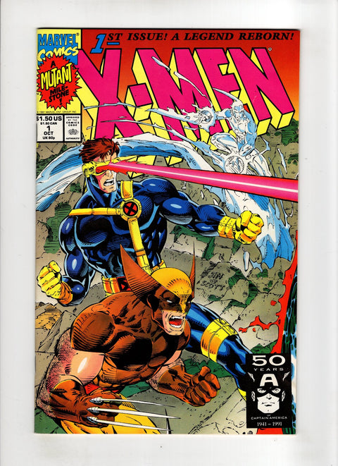 X-Men, Vol. 1 #1 (1991) Cyclops, Wolverine, Iceman Cover  Cyclops, Wolverine, Iceman Cover  Buy & Sell Comics Online Comic Shop Toronto Canada