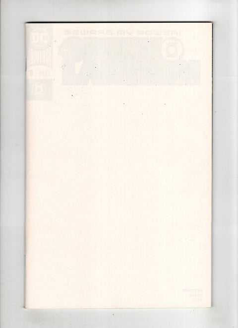 Green Lantern, Vol. 6 #1 (Cvr C) (2018) Blank Variant C Blank Variant  Buy & Sell Comics Online Comic Shop Toronto Canada